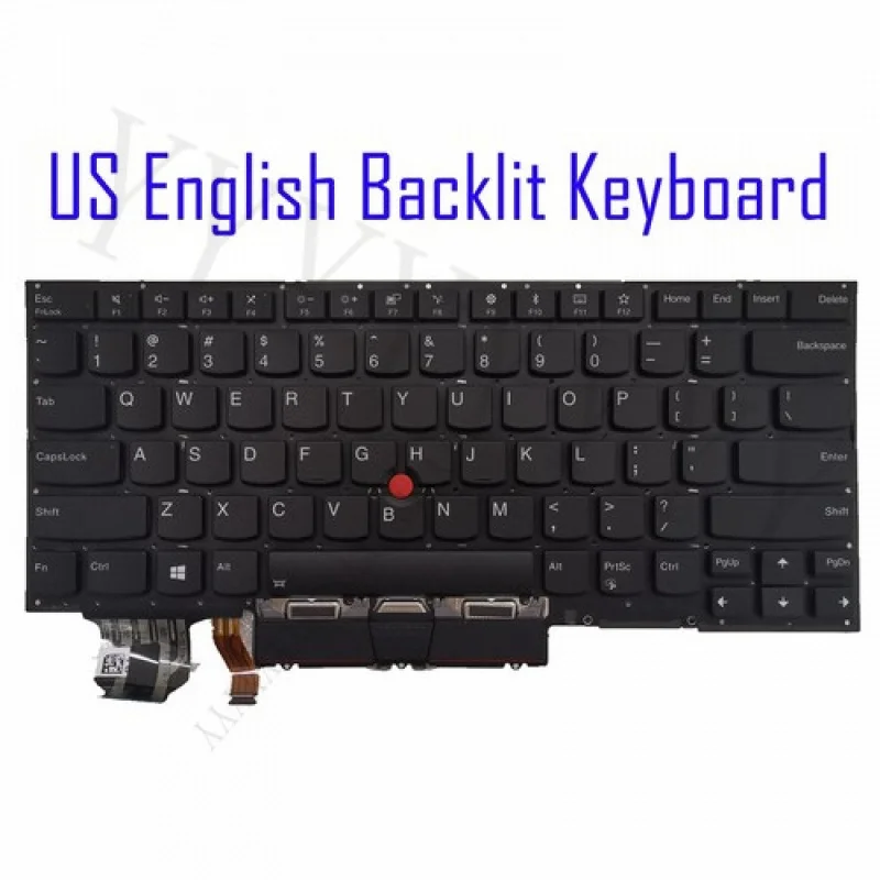 

Клавиатура QUS с английской подсветкой для Lenovo ThinkPad X1 Yoga 5-го поколения (20UB 20UC)