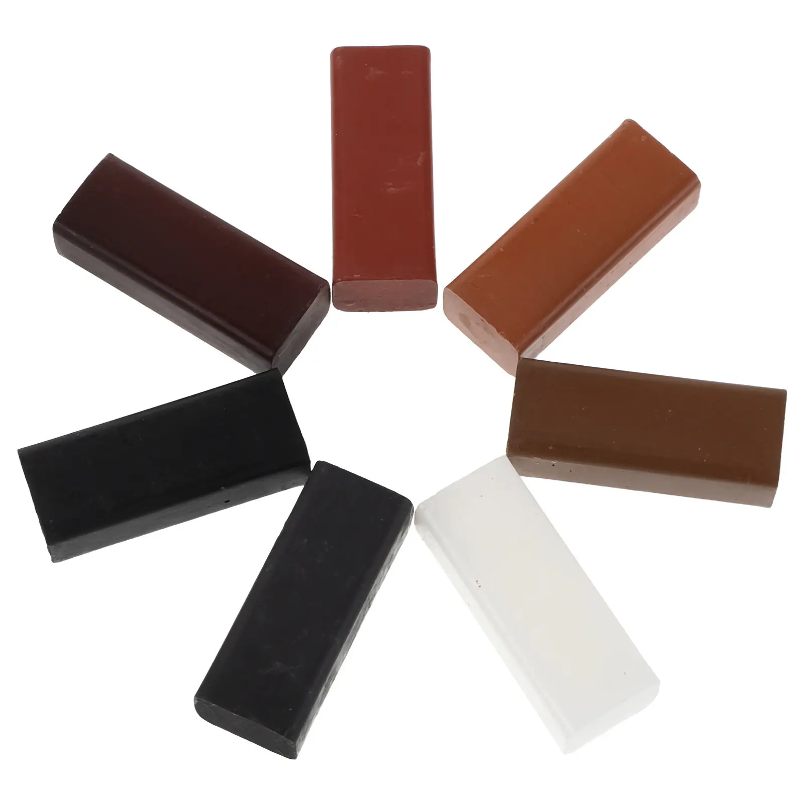 7Pcs Wax Filler Sticks for Wood Repair Universal Touch-Up Crayons Hard Wax for Dents on Floors Wood Repair Crayon view 2
