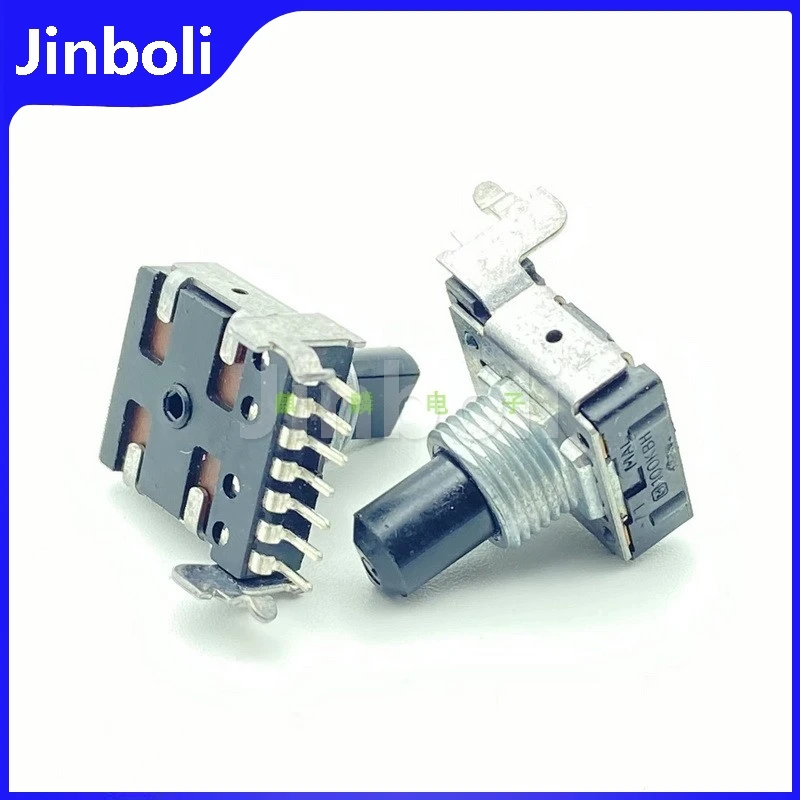 1PCS RK14 Type B50K B100K Single Row 7Pins Power Amplifier Mixer Volume Potentiometer With Midpoint