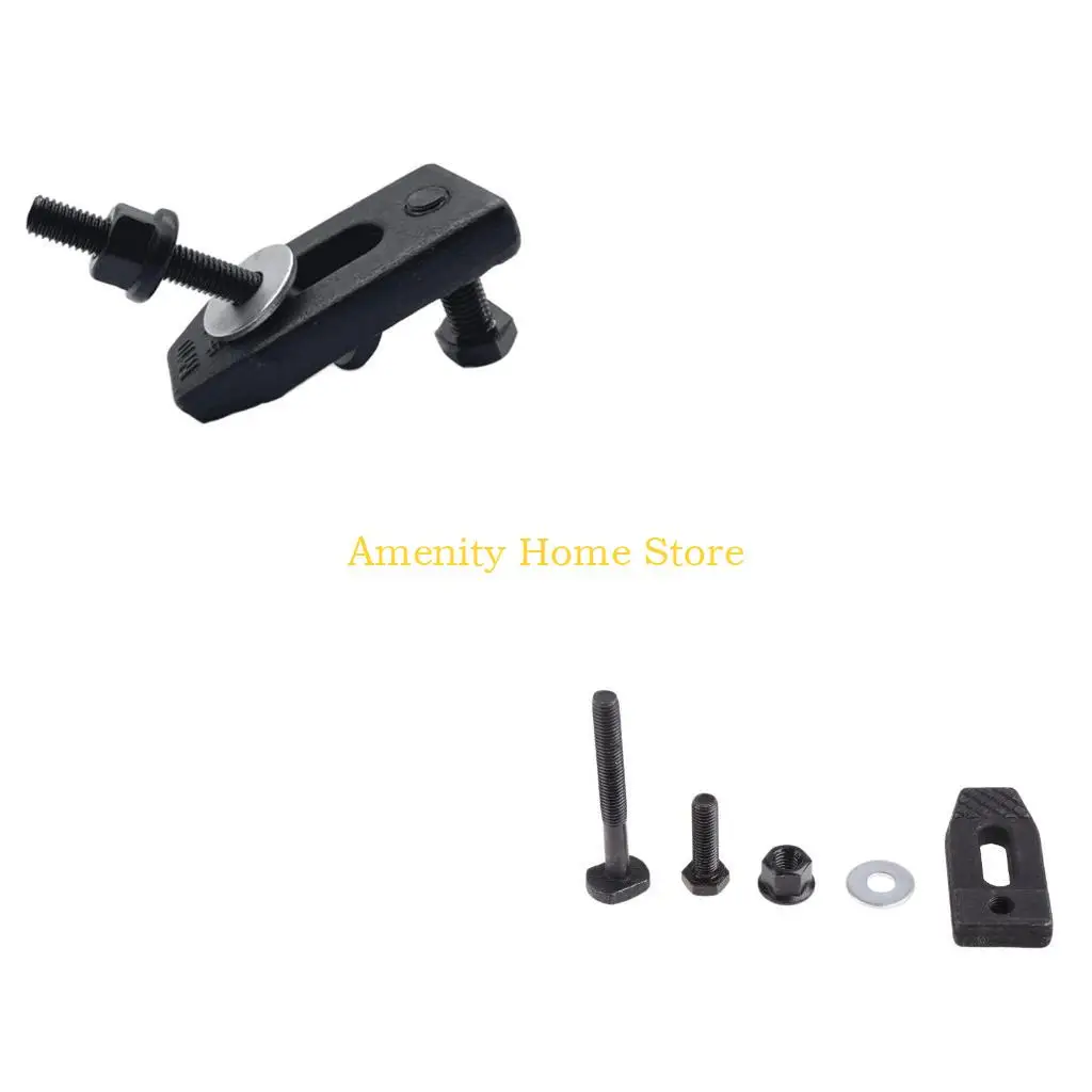 F26C Upgraded Carbon Steel Pressure Plate Clamp Fixture Milling Engraving Machine Parts 5 Pieces/set Woodworking Tools