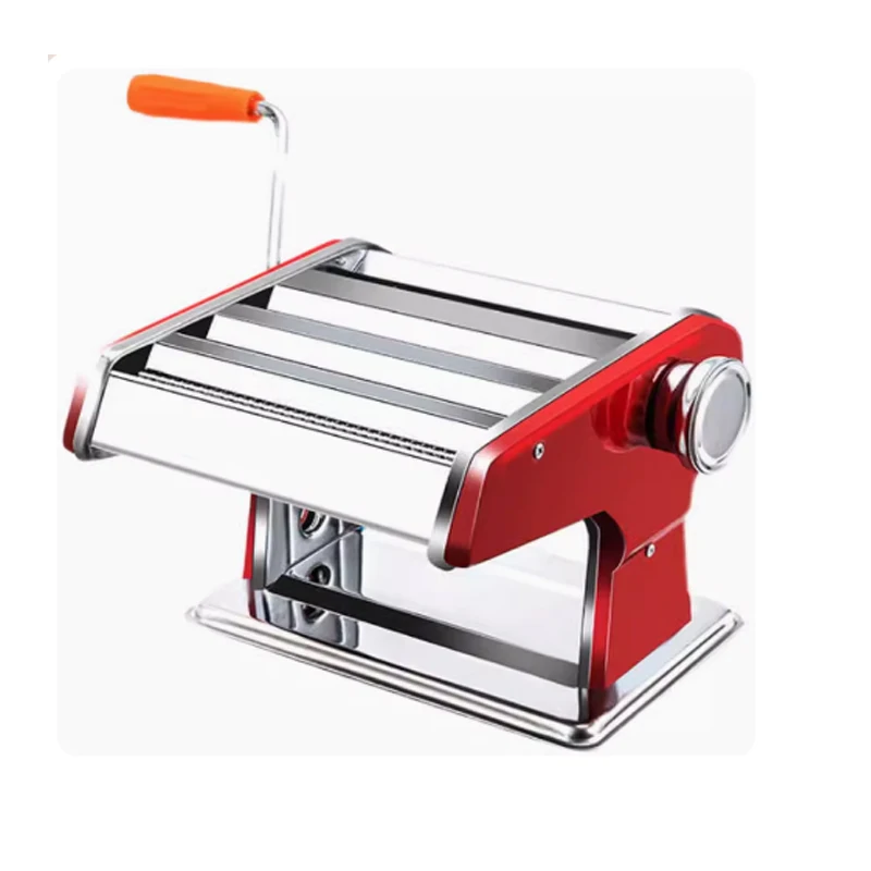 Stainless Steel Manual Cutting Adjustable Thickness Dough Fresh Noodle Pasta Maker Machine Kitchen Tools