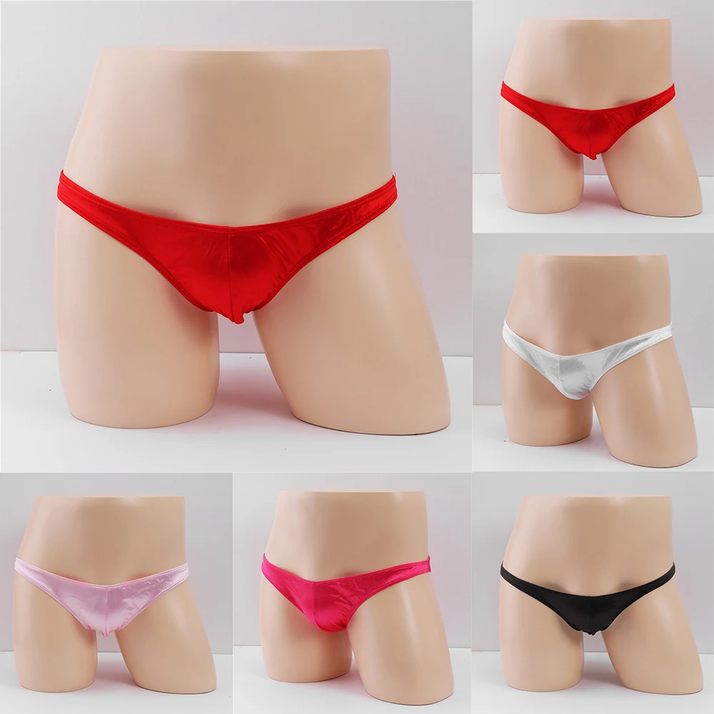 Sissy Panties Underpants For Men Sexy Skinny Soft U Convex Pouch Underwear Bikini Breathable Briefs Crossdressing