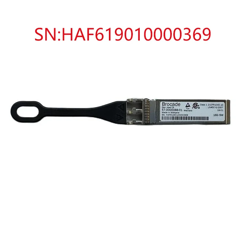 Original Transceiver Module 57-0000088-01 16G SW SN:HAF619010000369 Multimode Fiber Connected To The Switch