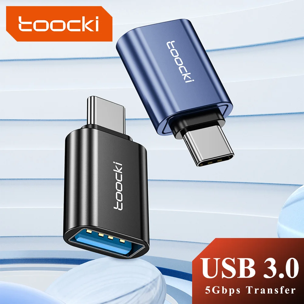 

Toocki USB C To Type C Adapter Micro USB3.0 Type C OTG Adapter Female Converter For Macbook iPad Huawei Xiaomi POCO Samsung S22