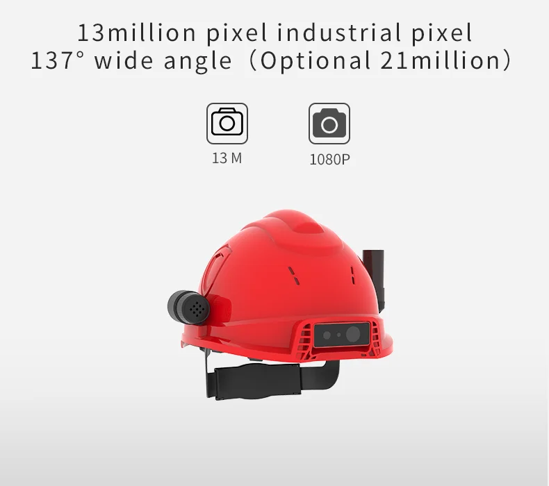 

D6 OEM Hdpe Hard Hats Work Construction Industrial Camera 4G 5G GSM Live Video View Mining GPS Forestry Electrical Safety Helmet