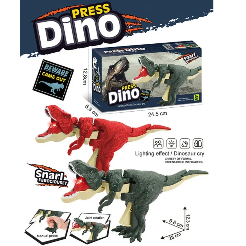 Kinder Dekompression Dinosaurier Juguete Movimiento Spielzeug Teleskop Frühling Schaukel Dinosaurier Zappeln Spielzeug Weihnachts geschenke für Kinder