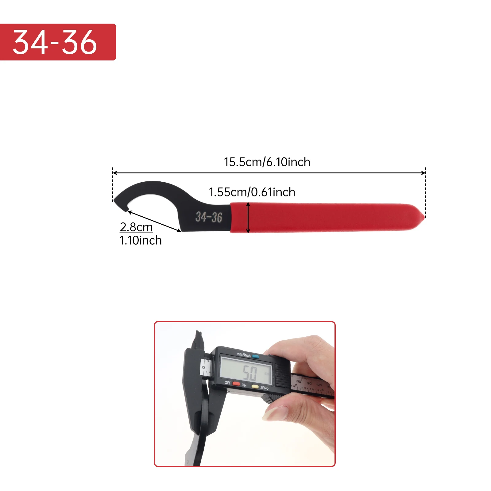 Carbon Steel Coilover Shock Absorber Wrench Tool for Suspension System Collet Chuck Nut Adjustable Crescent Wrenches Spanner