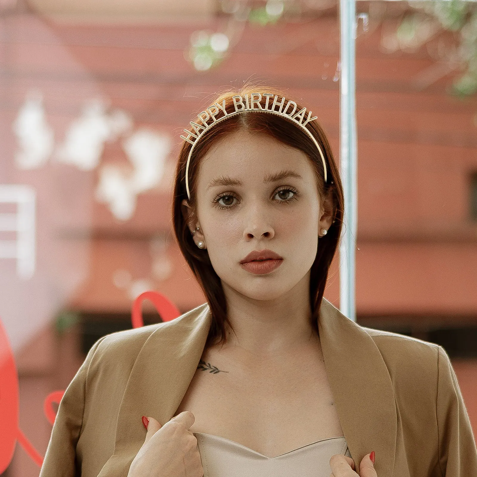 

10Pcs Birthday Headbands Birthday Celebration Headbands for Women Lightweight Non Slip Stylish Design Party Festival Photo