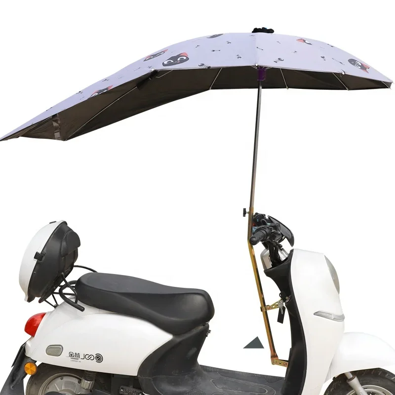 New style motorcycle umbrella windproof electrical Scooter Bicycle Bike Motorbike PVC canopy for rain and sunshade