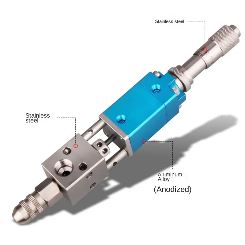 MY-2121Q Industrial Dispensing Valve Pneumatic Double-Acting Needle-off Glue Dispensing Valve With Micrometer Adjustment Knob NY