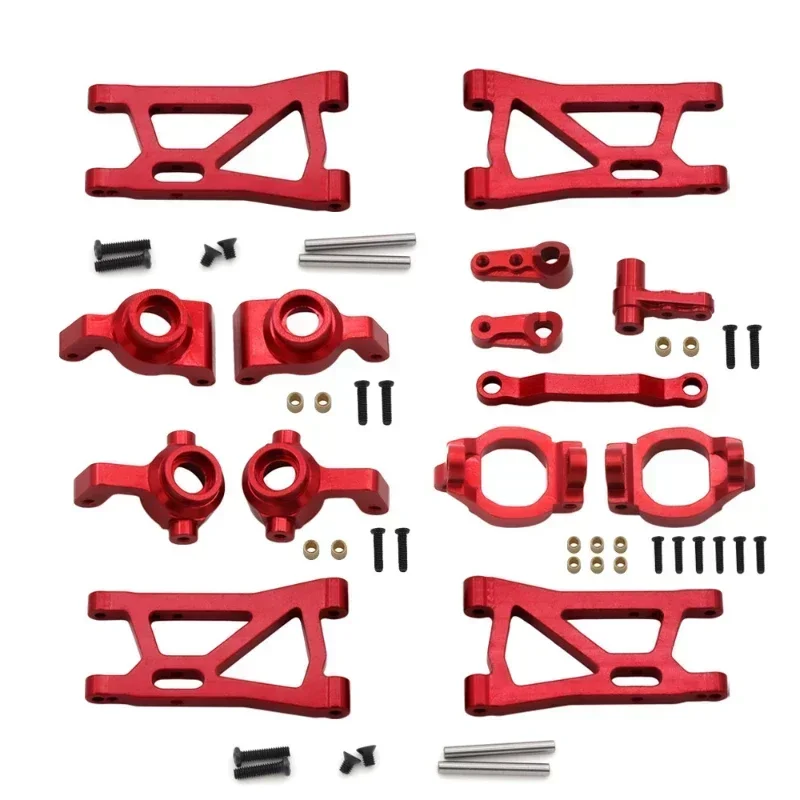 Aluminium Upgrade Onderdelen voor Remo Hobby Smax 1/16 RC Auto 1631 1635 1651 1655 Swing Arm Steering Groep Cup As Mount C Seat