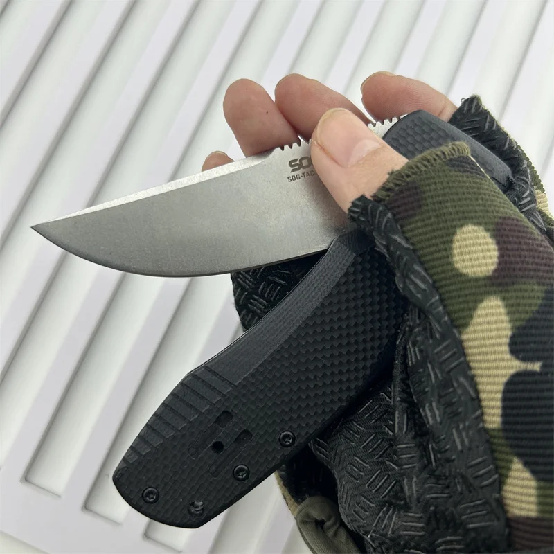 

TAC XR Folding Pocket Knife D2 Blade G10 Handle Portable Practical High Quality Durable Multitool Hand Knives Gitfs for Men EDC