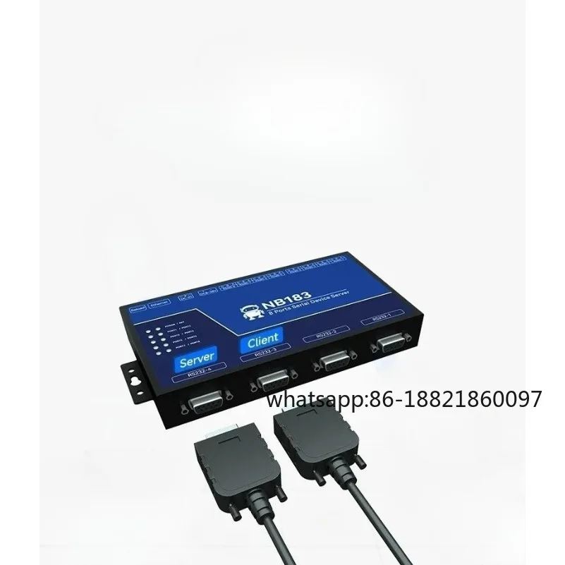 

8-way serial server R485/232/422 to Ethernet ModBus RTU to TCP gateway, 8-way support for MQTT/HTTP UDP