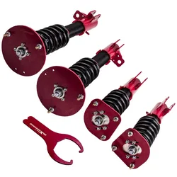 4PCS Coilover Suspension Shocks Set for Dodge Neon SRT-4 4-Door 2003 2004 2005 Shock Absorber Struts Coilovers Lowering Kit