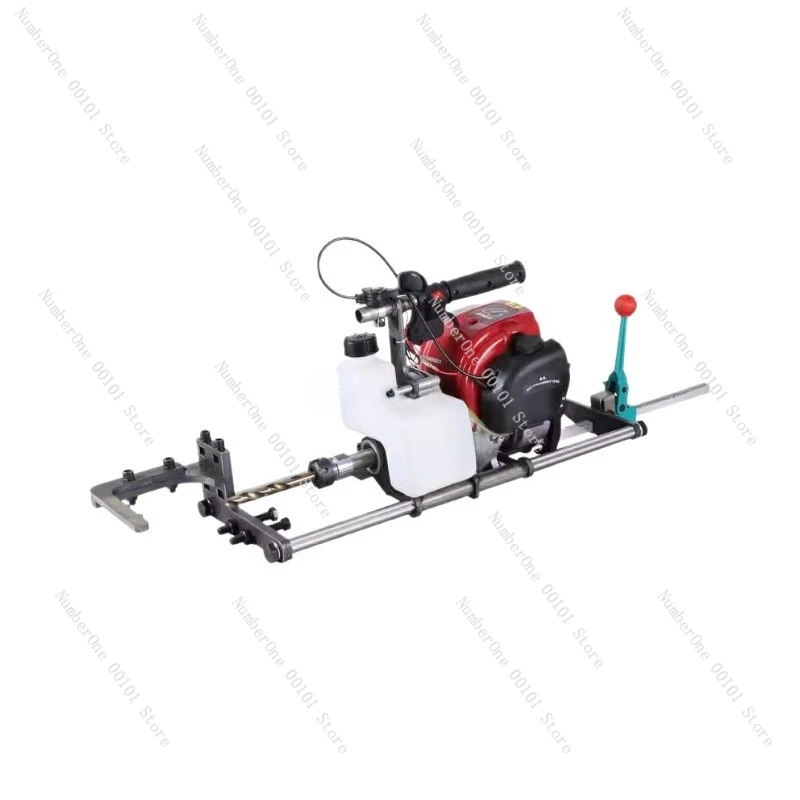 Four stroke high-power photovoltaic installation steel pipe bracket special drilling machine for column hole drilling machine