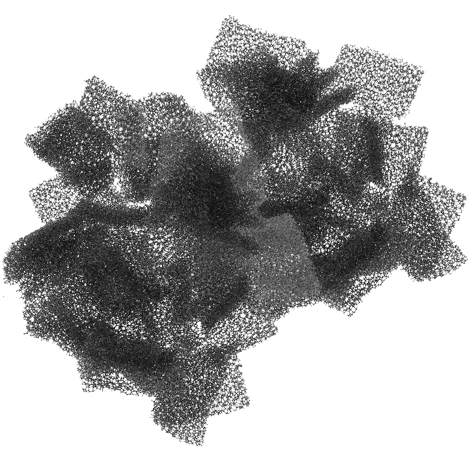 

60pcs Filter Sponge Water Pump Replacement Sponges for Pet Fountain Household Aquarium Dog Drinking Accessories