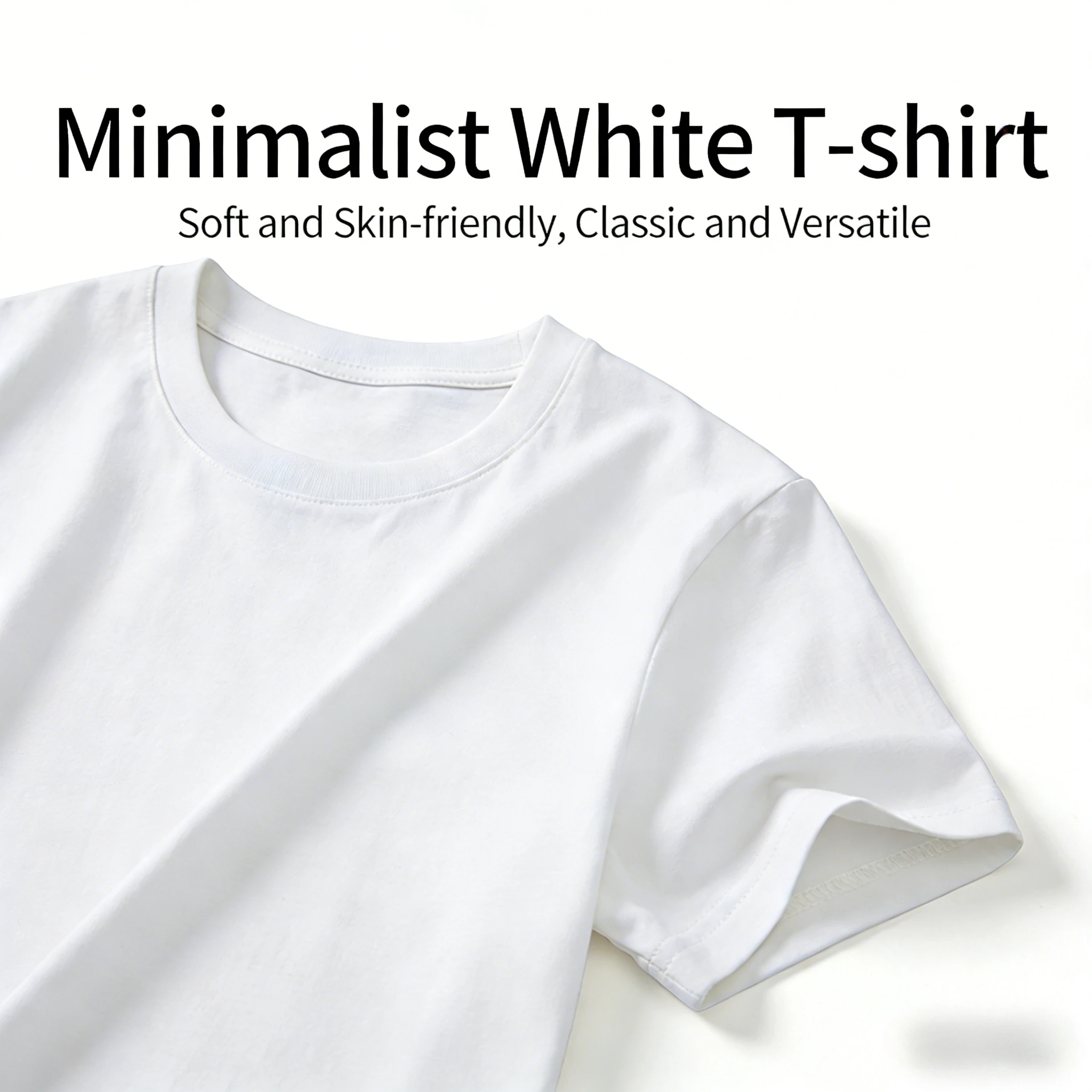 Summer Men T Shirt Cotton Tops Women Solid Color Blank Tshirts O-neck Round Collar Short-Sleeve Couple White Top Tees Clothing