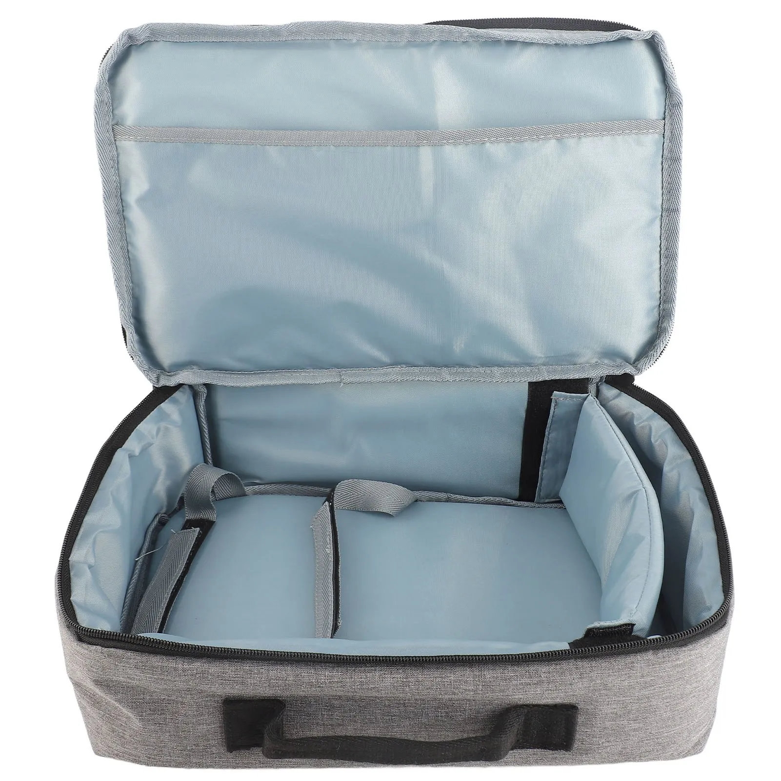 

Сумка для проектора 13,6x7,9x4 дюйма, прочный нейлоновый портативный чехол для проектора с прочной ручкой для путешествий, серый