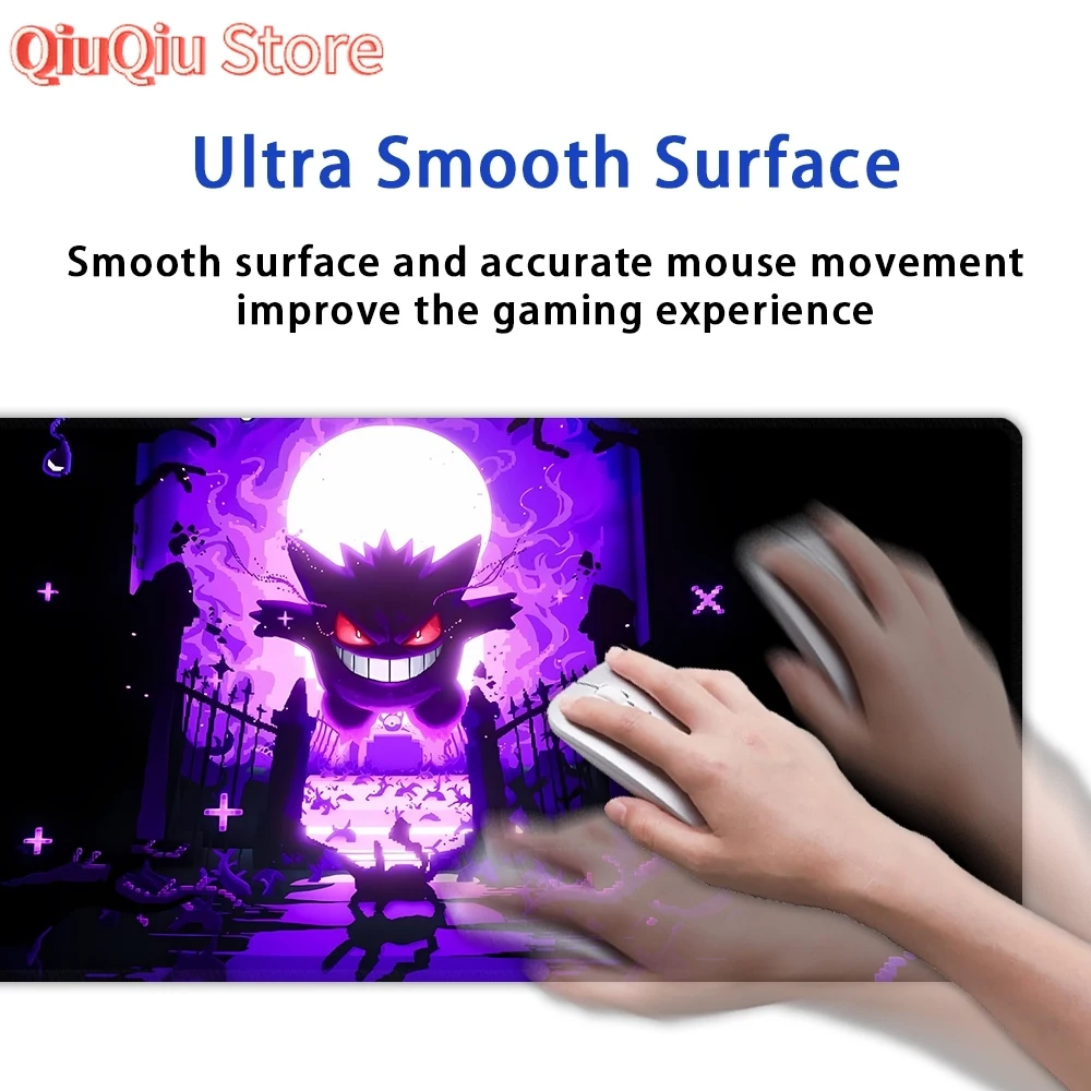 Mouse Pad Gaming Funny Elf Gengar Series 02 Mousepad Large Customize Extended Mouse Pad Desk Mat