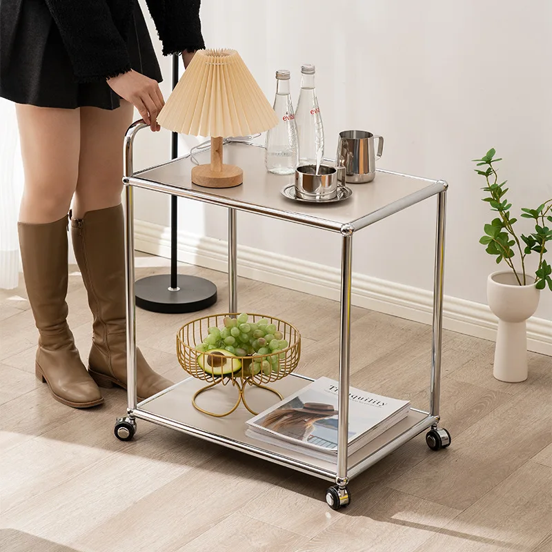 LH trolley rack, simple medieval metal module combination double-layer home use