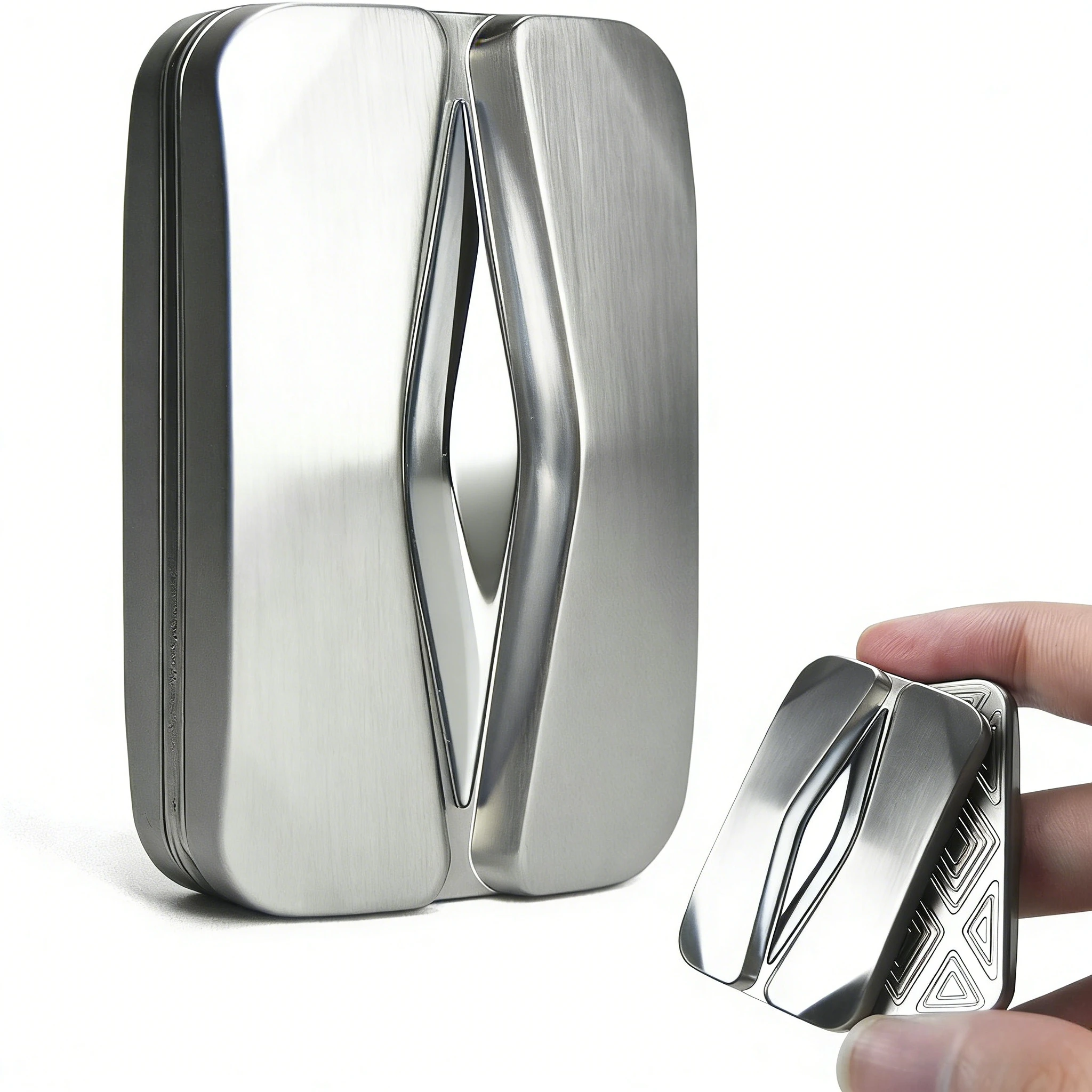 דוחף אצבעות נייד, ג'ירוסקופ אצבעות, צעצוע אימון לשולחן משרדי להפגת מתחים, תהנה בכל עת, בכל מקום