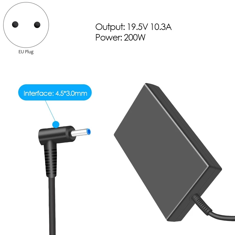 ชาร์จแล็ปท็อปได้200วัตต์สำหรับ4Th เอลฟ์เงา HP และ PRO4รุ่น5Th/5 19.5V10 3A/ป้องกันหลายจุด/ชาร์จแฟลช