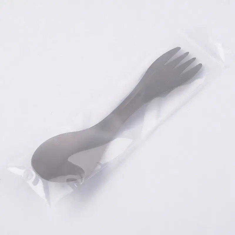 Pure Titanium Outdoor Camping Picnic Hiking Cookware Backpack Spork Spoon Fork