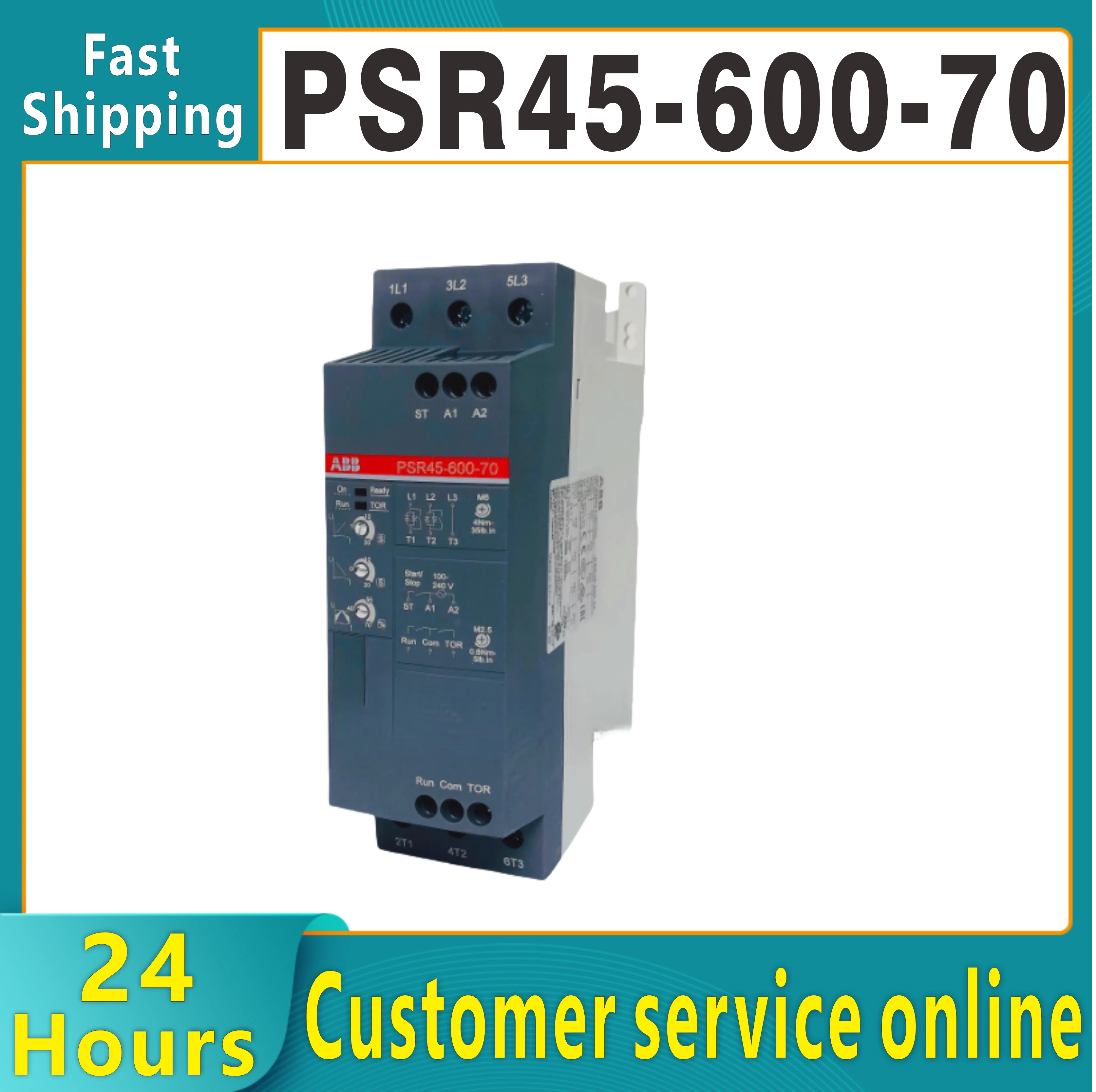 

Original ABB soft starter PSR45-600-70 soft starter PSE PSR PST PSTB series easy to use and compact
