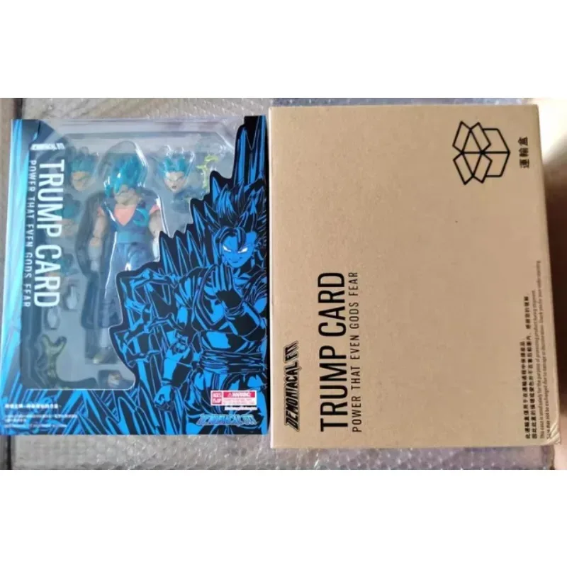 

Фигурка Demoniacal Fit Vegito Dragon Ball Z SHF Super Saiyan God Vegito Vegetto Blue, аниме-фигурка, игрушка, подарок