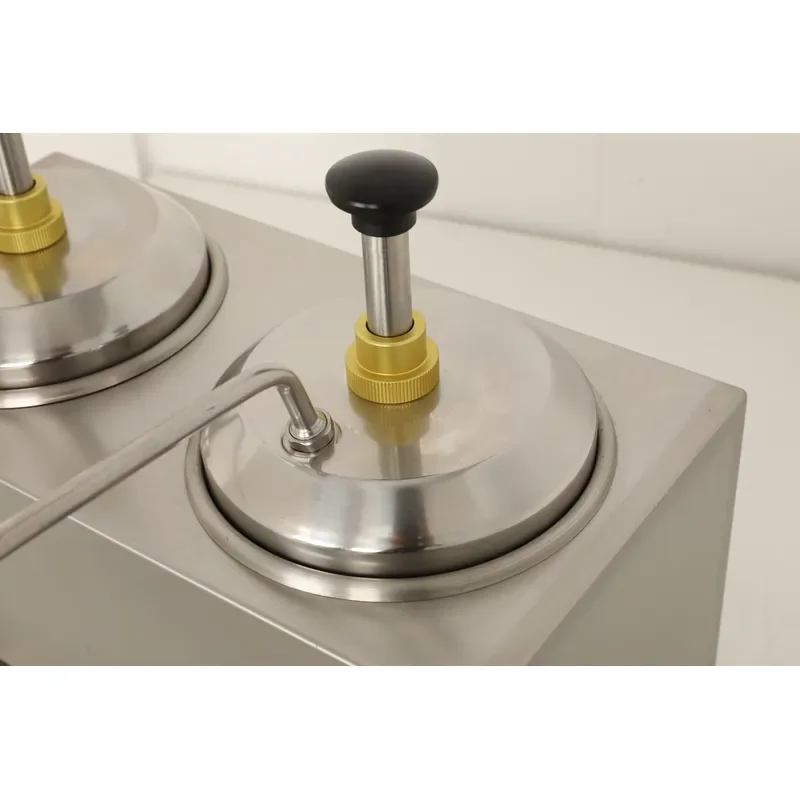 Commercial Fast Food Equipment Double Head Cheese Dispenser Machine