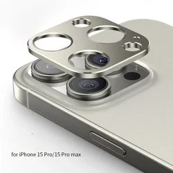 Aluminum Metal Rear Camera Lens Protector for iPhone 15 Pro Max 15Plus 15Pro Lens Cover Screen Protector Lens Ring Film