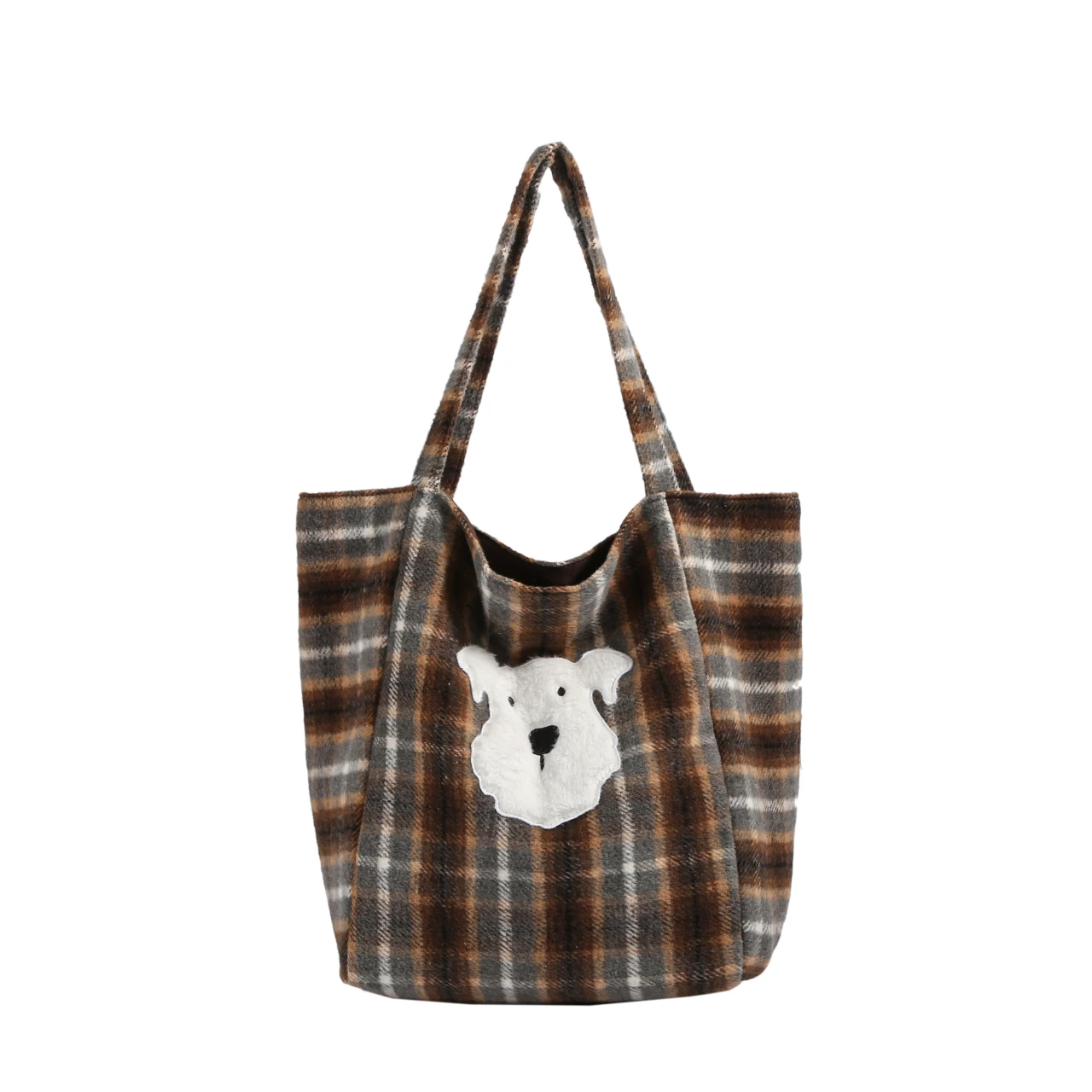 

Большая вместительная новая простая женская универсальная сумка для хранения с мультяшной сеткой, модные модные сумки-тоут на одно плечо.