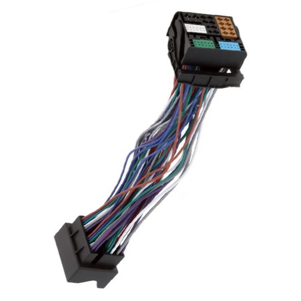 Radio Wiring Harness MQB Extension Cable Full 52-pin Support Quadlock Connector Snap-in Socket Custom Color Options