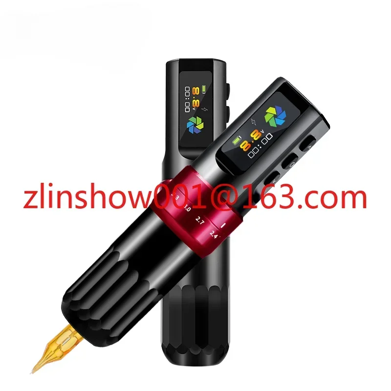 1 Battery F3 Adjustable Stroke Tattoo Pen Machine 2000mAh  Dual-Battery Low noise Tattoo Pen Machine