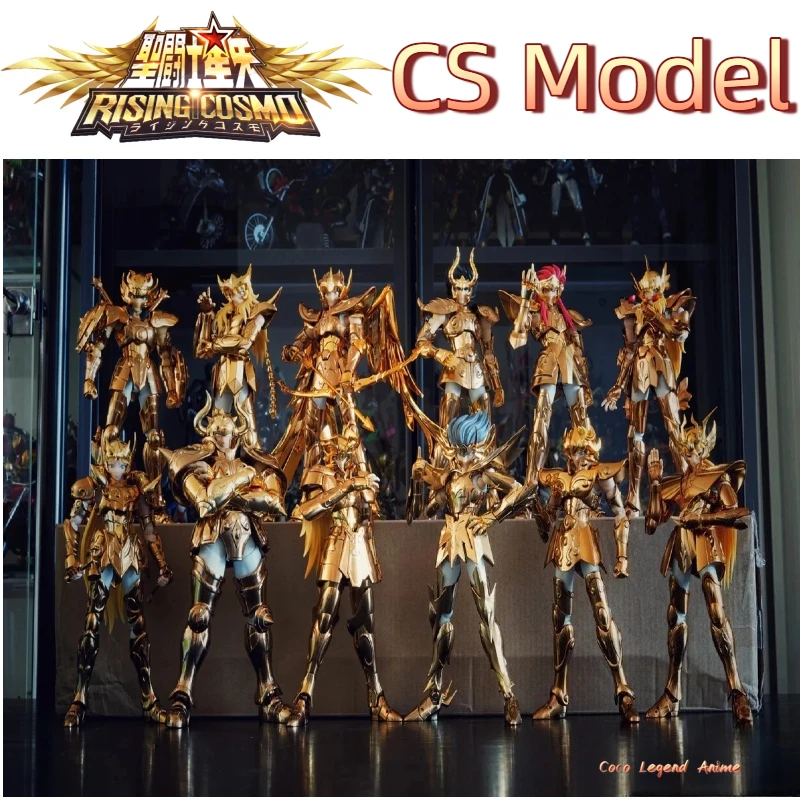 

In Stock CS Model Saint Seiya Myth Cloth EX Gemini Virgo Leo Sagittarius Libra Camus Pisces Knights of The Zodiac Action Figure