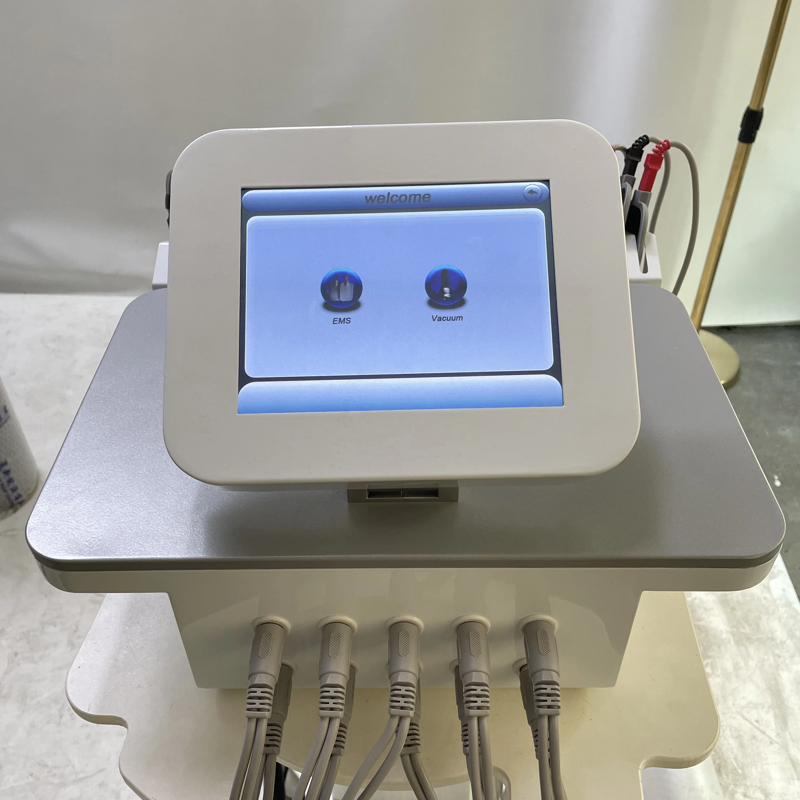 EMS Physiotherapy Equipment Machine Tens Pulse Massager RF Pain Relief Commercial Vacuum Lift for Cupping Detoxification