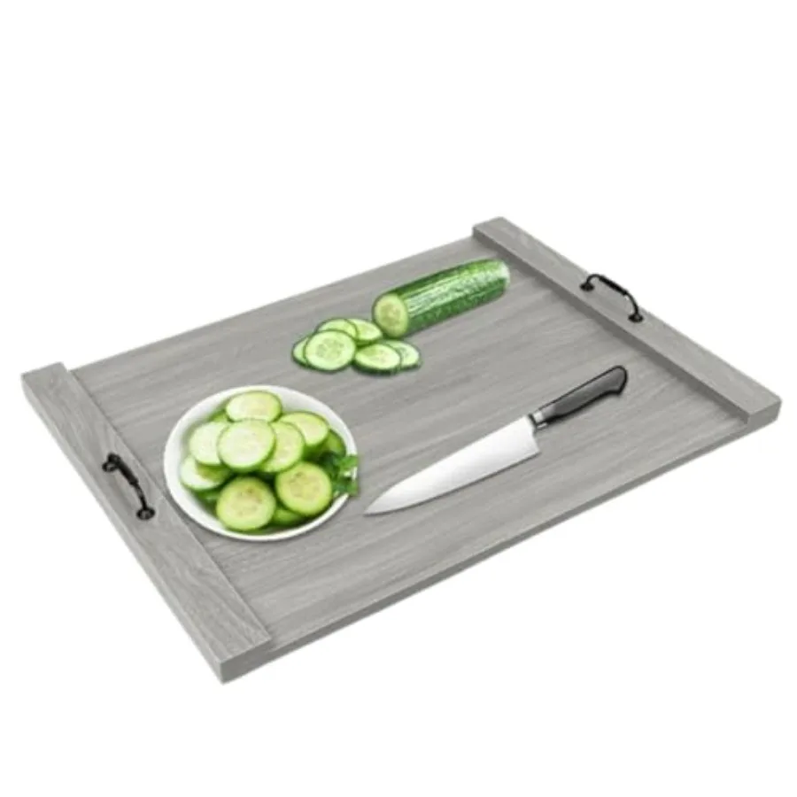 

Noodle Board Stove Cover Wood Stove Top Covers Stove Burner Covers with HandlesCounter Space Top Covers for Gas Burners and Ele