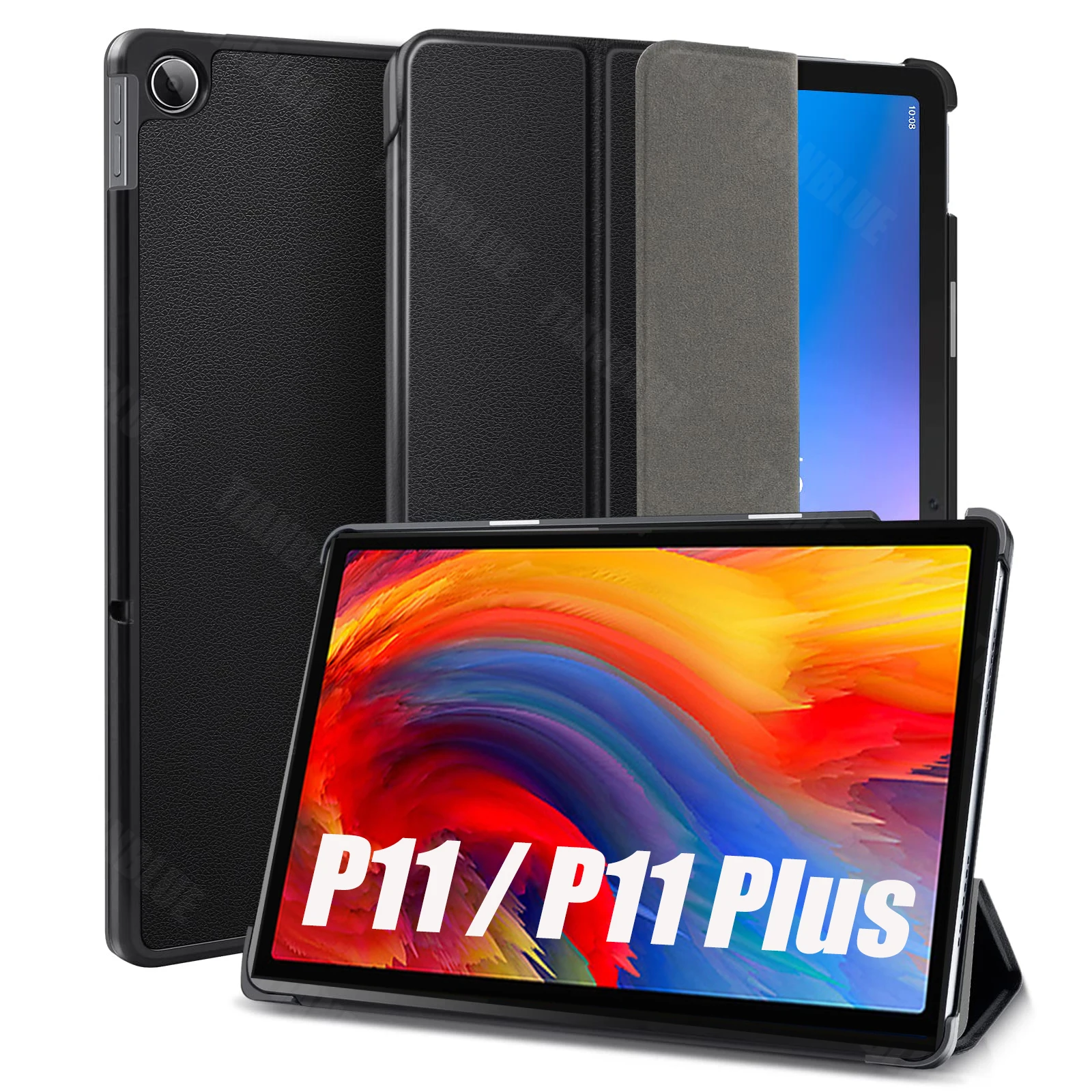 

Чехол для Lenovo Tab P11 / P11 Plus, ультратонкий легкий защитный чехол с функцией автоматического сна/пробуждения, 11 дюймов, J607Z, J616F