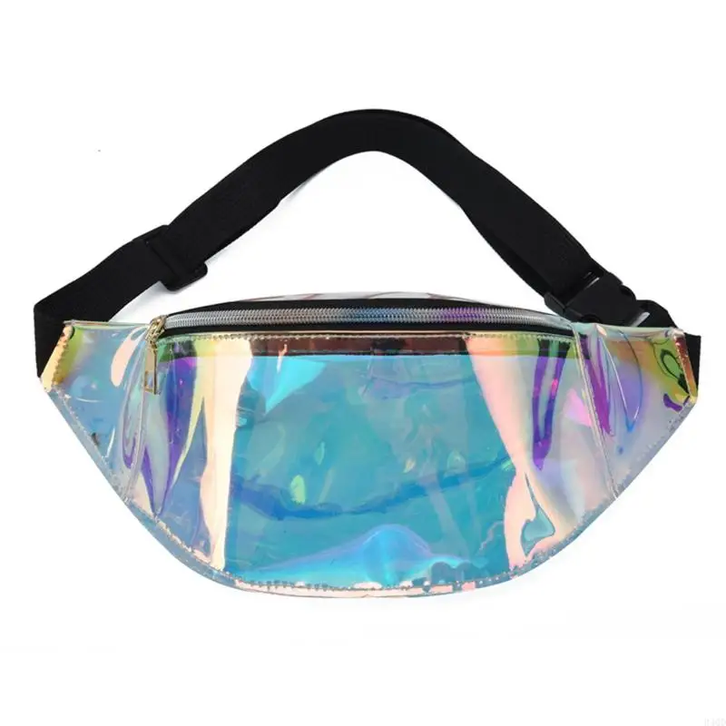 

340D Waist Bag Translucent Fanny Pack Beach Travel Women Belt Bag Bum Hip Money Phone Holder