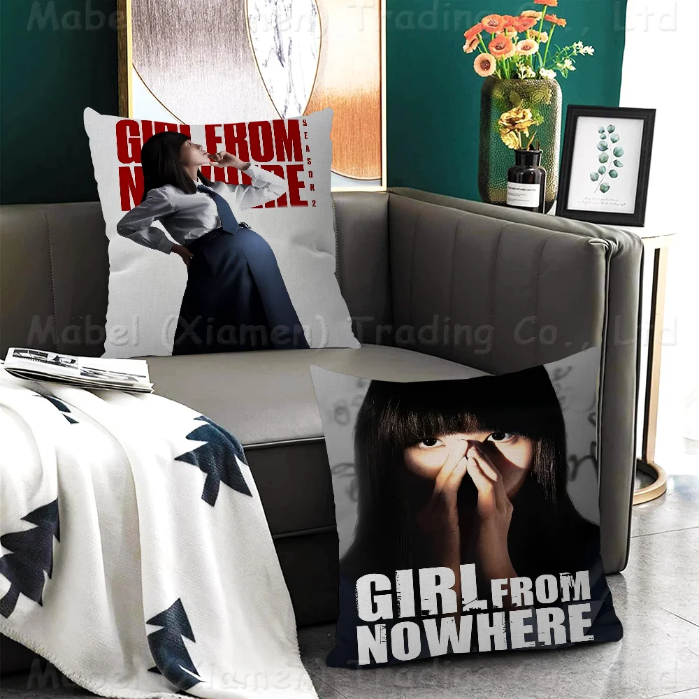 Girl From Nowhere Cushion Cover Pillow Cover Decor Pillowcase Printed Cushion Case For Couch