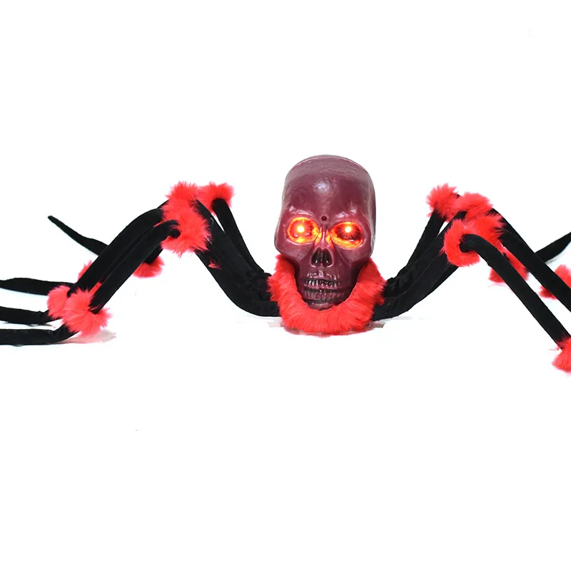 

Halloween decoration simulation plush electric spider haunted house bar whole person toy