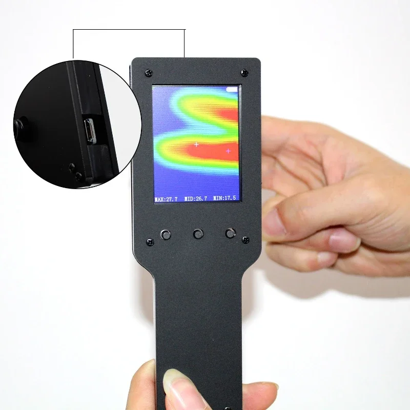 Infrared Imaging MLX90640IR 2.4-inch LCD Infrared Thermal Imager Array Handheld Thermal Imager