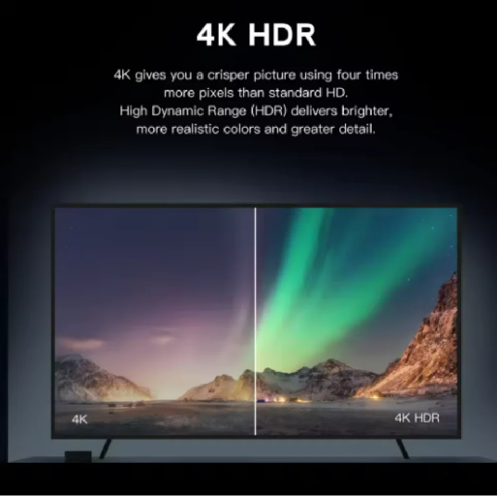 جهاز استقبال للتليفزيون الذكي أندرويد 13.0 4K HDR TV Box WIFI BT5.0 2GB 8GB/2GB 16GB Allwinner H313 رباعي النواة ثنائي واي فاي صوت عن بعد تحكم بالأشعة تحت الحمراء #3