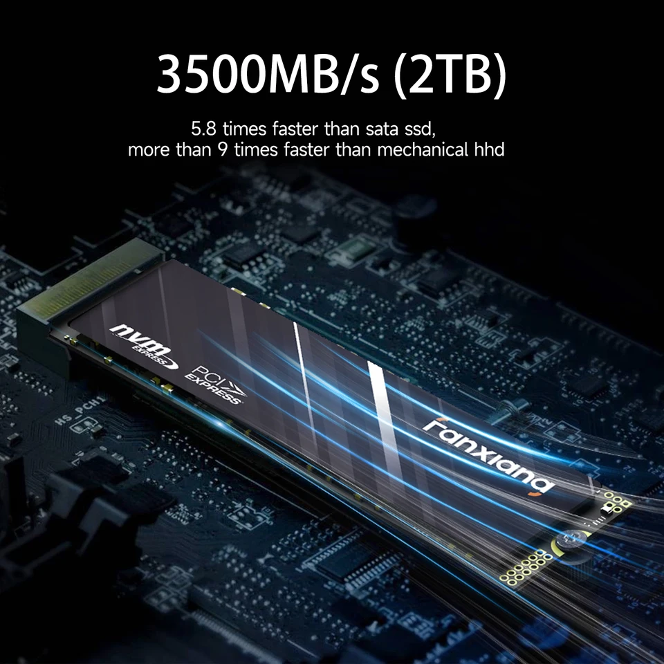Fanxiang S501Q M.2 SSD Hard Disk 512GB 1TB 2TB 3500MB/s NVMe M2