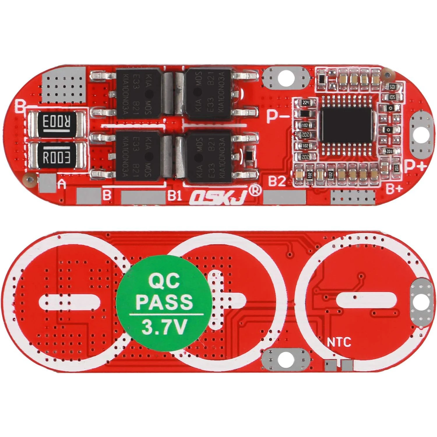 Carte de protection de batterie au lithium, technologie de charge BMS, PCM, polymère, cellule Lipo, PCB, Eddie Ion, 18650, 3S, 25A, 12.6V, 4S,