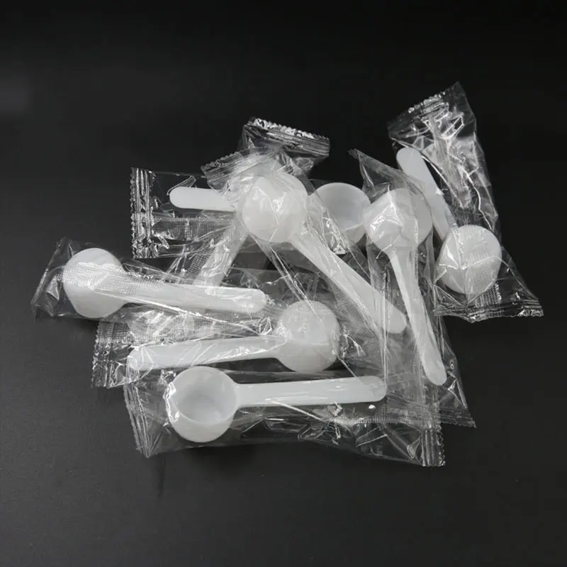 

600Pcs Plastic Scoop 5 Gram PP Measuring Spoon 1ML Measure Tool