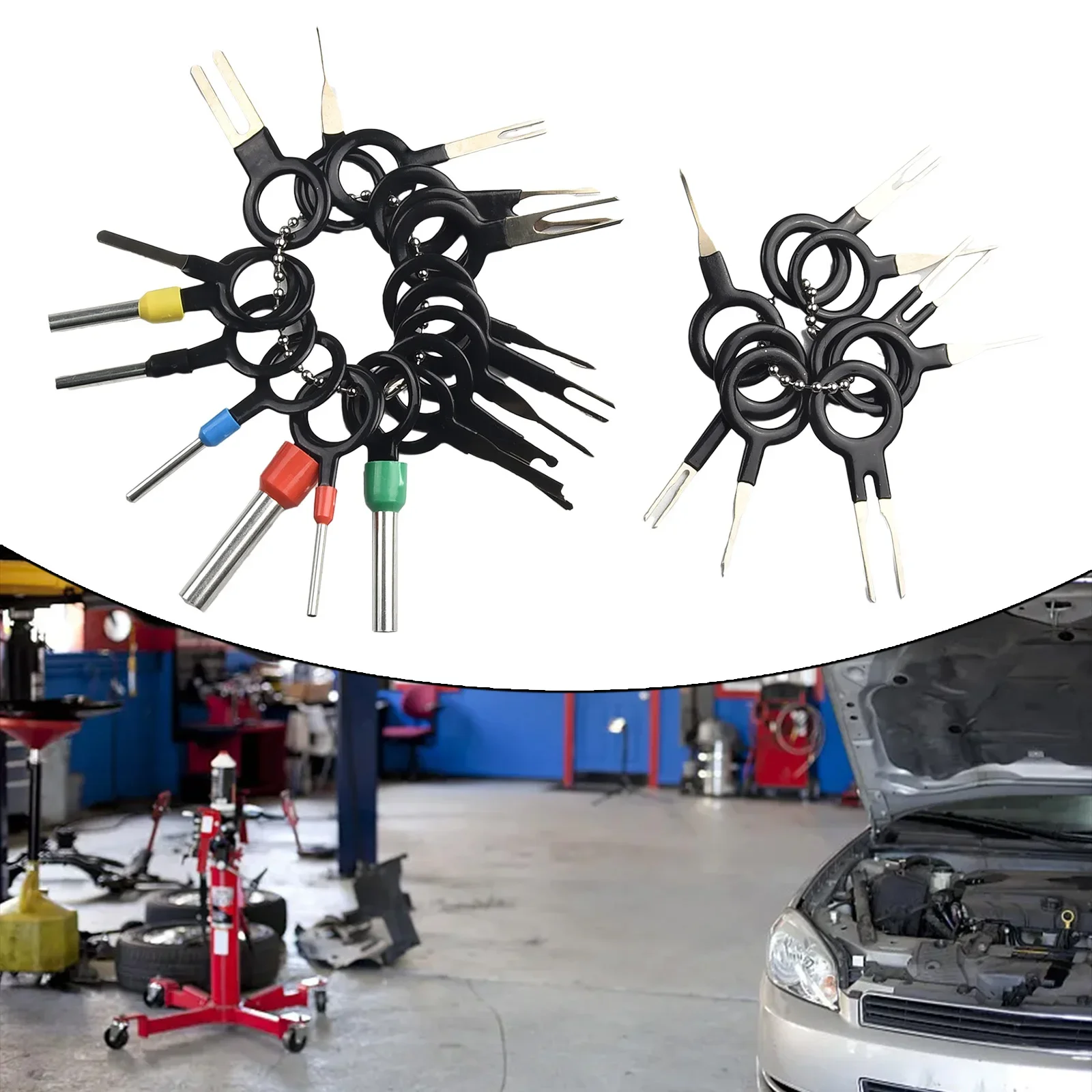 Connector Crimp Pin Removal Car Terminal Remover  Essential Car Wire Check and Remove Tool Kit  26 pcs  Quick and Efficient
