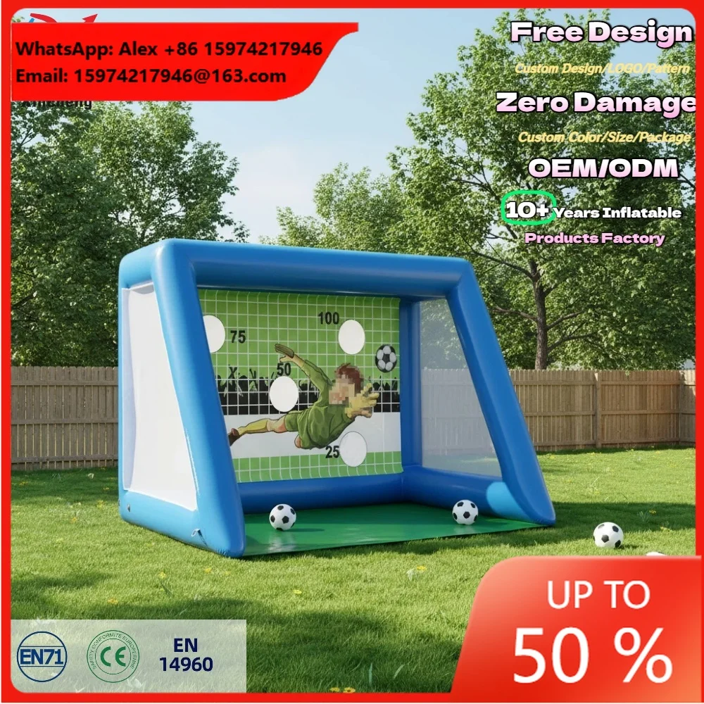 Outdoor Sports Game Inflatable Soccer Dart Board Inflatable Football Game
