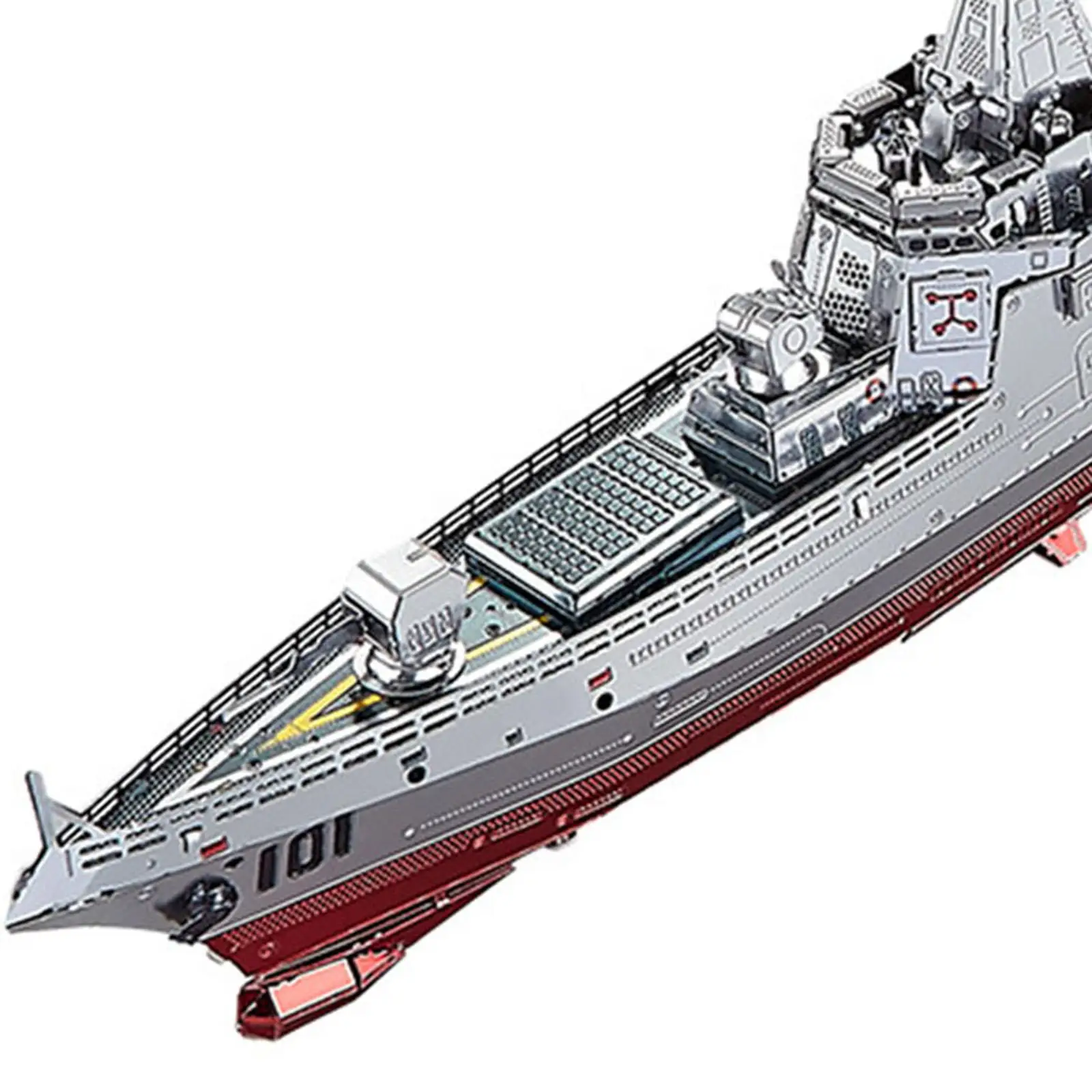 3D Metal Puzzle Creative Battleship Metal Model Building Kits 1/1000 Model statku Zabawka dla dzieci Przyjaciele Dzieci Chłopcy Dziewczynki Prezenty