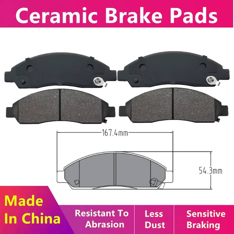 For Great Wall Deere Wingle 7 6 5 3 Front Brake Pad 3501175k00j/Auto Parts D1039